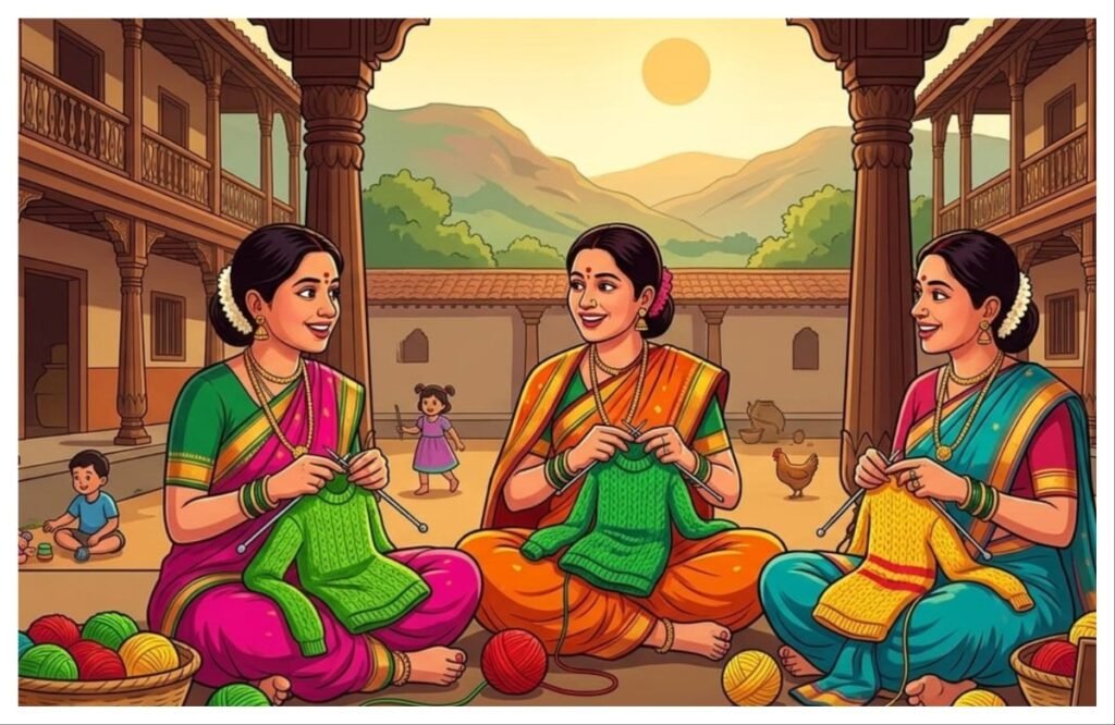 अवांतर, मराठीसाहित्य, मराठीआर्टिकल, मराठी कथा, मी मराठी, मराठी लेख, अभिजात मराठी, स्वेटरची वीण, आयुष्याची वीण, संसाराची वीण, शिंपल्यांची वीण, संसार विणेचे पीळ, बायकांच्या मनाचा थांग, बायकांचे स्वप्नरंजन,