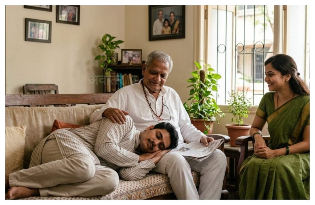 चिनारचे उत्साही राहण्याचे रहस्य अवांतर, मराठीकथा, मराठीलेखक, मराठीवाचन, मराठी साहित्य, मी मराठी, अभिजात मराठी, आजोबा नातू, आजोबा नातवाचा स्नेहबंध, आजोबा नातू स्नेह, आजोबा आणि चिनार नातू, चिनारचा भीषण अपघात, चिनारचे आबांच्या मांडीवर झोपणे, नातवाचे आजोबाच्या मांडीवर झोपणे